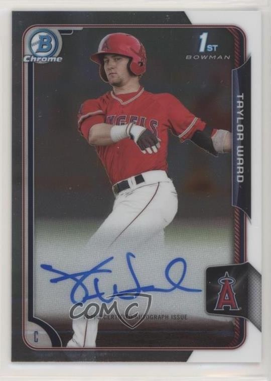 2015 Bowman Draft Chrome Draft Pick Auto Taylor Ward #BCA-TW Auto ez6