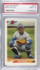1992 Bowman Mike Piazza #461 Rookie RC HOF ow6