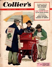 1953 Colliers January 17 - Hot Dog vendors; Julie Harris; Marciano; Robert Ruark