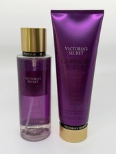 Victoria  s Secret Cashmere Fleur Mist  Lotion Set New 8.4 Oz.