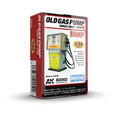 Old Gas Pump Single Nose Type B Accessory for Dioramas 1/24 Scale Resin