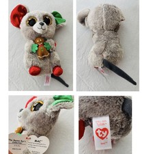 Ty Beanie Boos🎄MAC The Christmas Mouse 6" With Tags
