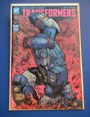Transformers #1 Maria Wolf Exclusive Foil Variant Soundwave Skybound Image