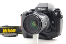 Late [N MINT] Nikon F4S F4 S 35mm Film Camera  28-85mm f/3.5-4.5 Lens From JAPAN