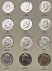 1964-1984 Kennedy Half Dollar Set COMPLETE BU - 1970-D KEY DATE - H.E. Harris
