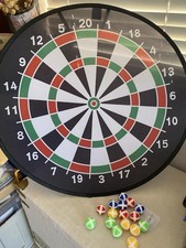 Large Portable Dart Board W/16 Sticky Balls for Indoor/Outdoor Fun Game Activity
