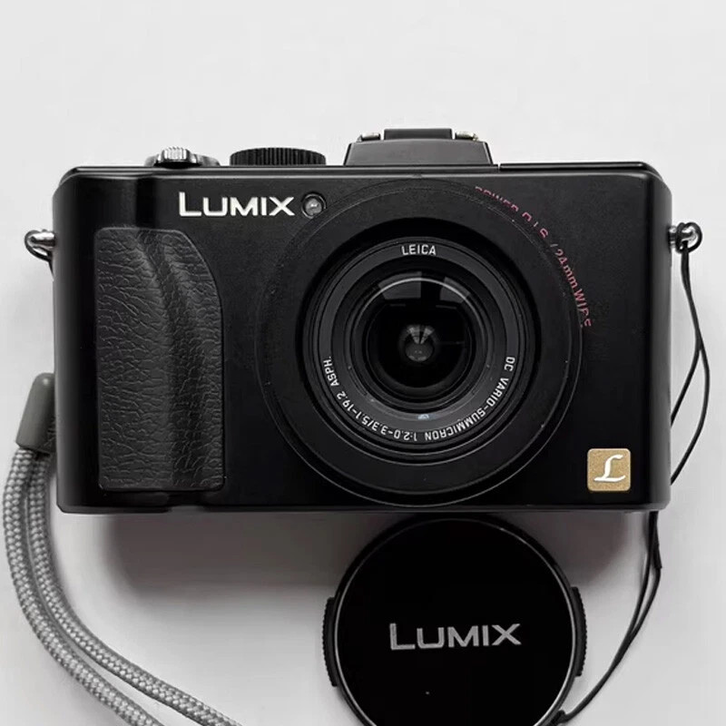 Black Panasonic LUMIX DMC-LX5 10.1MP 3.8X Optical Zoom Digital