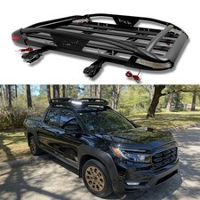 For Honda Ridgeline 50x38 Roof Rack Aluminum Cargo Basketcross Bar W Light For Honda Ridgeline 50x38 Roof Rack Aluminum Cargo Basketcross Bar W Light