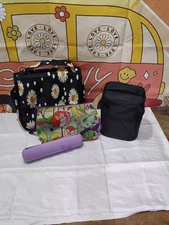 Lot Of 4 PCs. Mixed Brands Mixed Sizes Makeup Bags