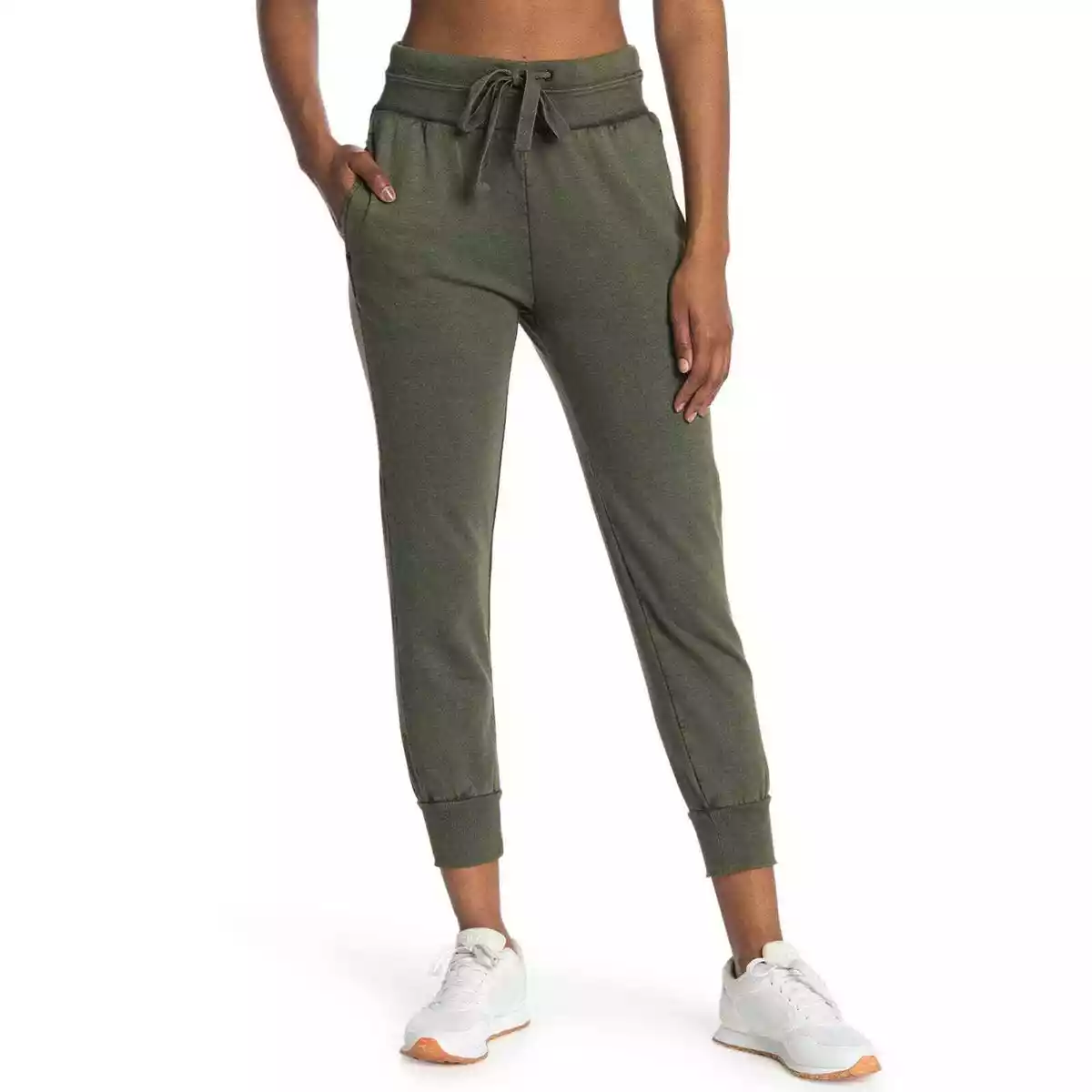 Z by Zella Women's Olive Green Activewear Joggers Pants Drawstring Size M