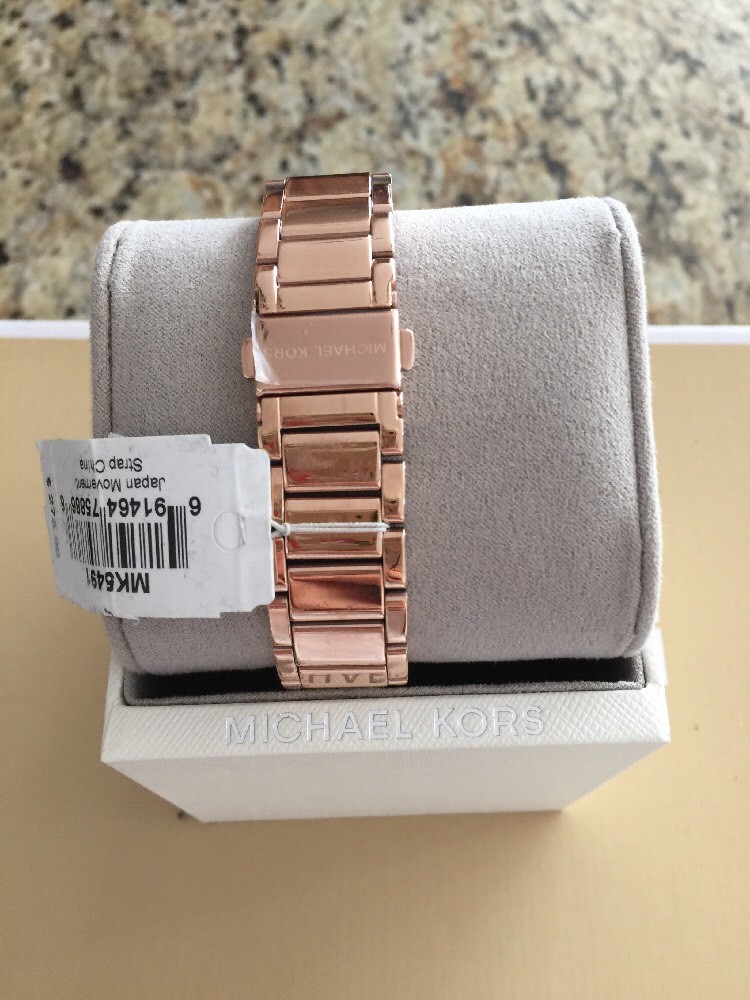 Michael Kors Parker Chronograph Crystals Pearl Rose Gold