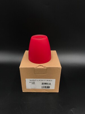 WAC LIGHTING Lamp Glass Track Head Shade Lighting Red G114-RD NEW Discontinued