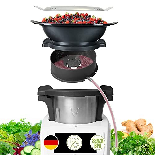 NUOVO: MixFino Estrattore di succo Monsieur Cuisine Connect Estrattore (T5p)