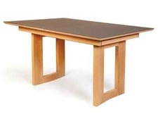 Standard Furniture Esstisch Komforto 120x90cm Glasplatte Kernbuche LAGERWARE