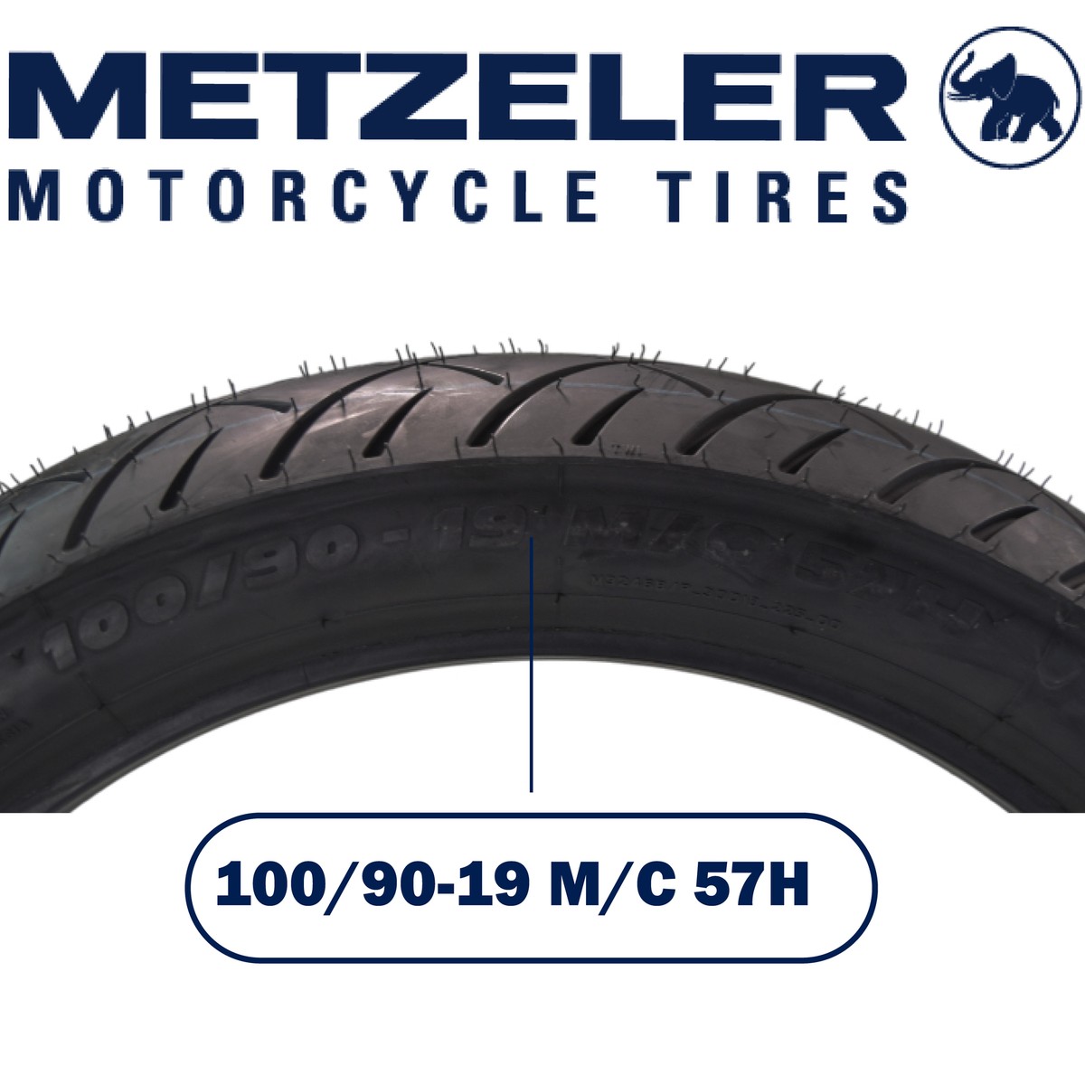 Metzeler ME 888 Marathon Ultra Front 100/90-19 57H Motorcycle Tire