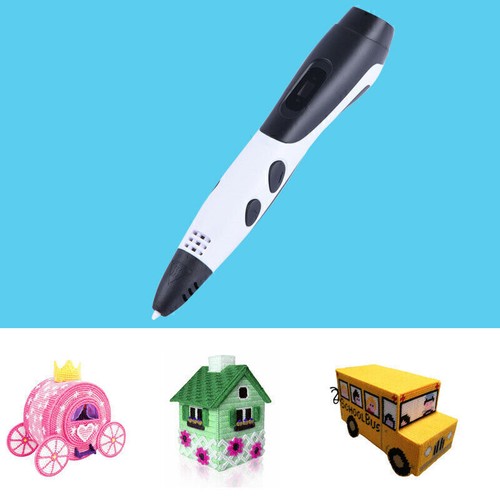 3D Druckstift 3D Stereoscopic Printing Pen 4 Farben für Kinder Geschenk DIY DE - Photo 3/13