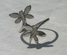 Solid Sterling Silver 925 Dragonfly Dragonflies Ring