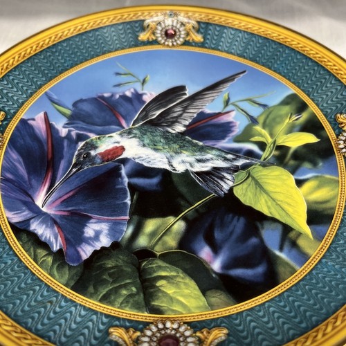 Vintage Faberge’ Anna’s Hummingbird Plate No. RA 1275 - Picture 11 of 11