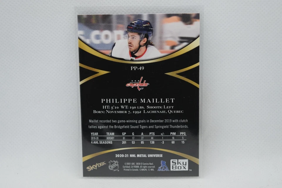 Blake Wheeler #26 - 2020-21 Skybox Metal Universe - Winnipeg Jets - Image 2 of 2