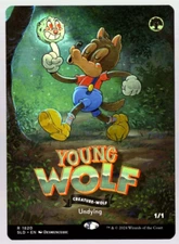 Young Wolf 1820 Borderless Non Foil Twisted Toons Secret Lair MTG Near Mint