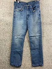 Levi's 514 blue denim bootcut  jeans men's size W32 L 30