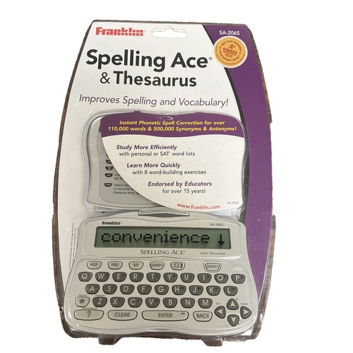 Jeux ELECTRONIQUE Franklin SPELLBLASTER ELEMENTARY SPELLING ACE Model