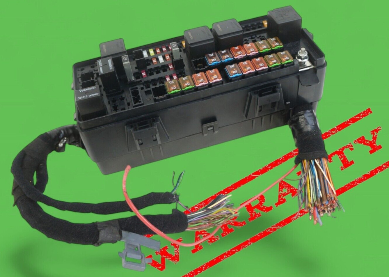 2014-2017 MASERATI GHIBLI S 3.0L V6 RWD REAR FUSE RELAY BOX OEM 670030494