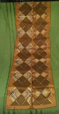Vena 43.5”x 14" Long Rectangle Vintage Scarf 100% Acetate Japan
