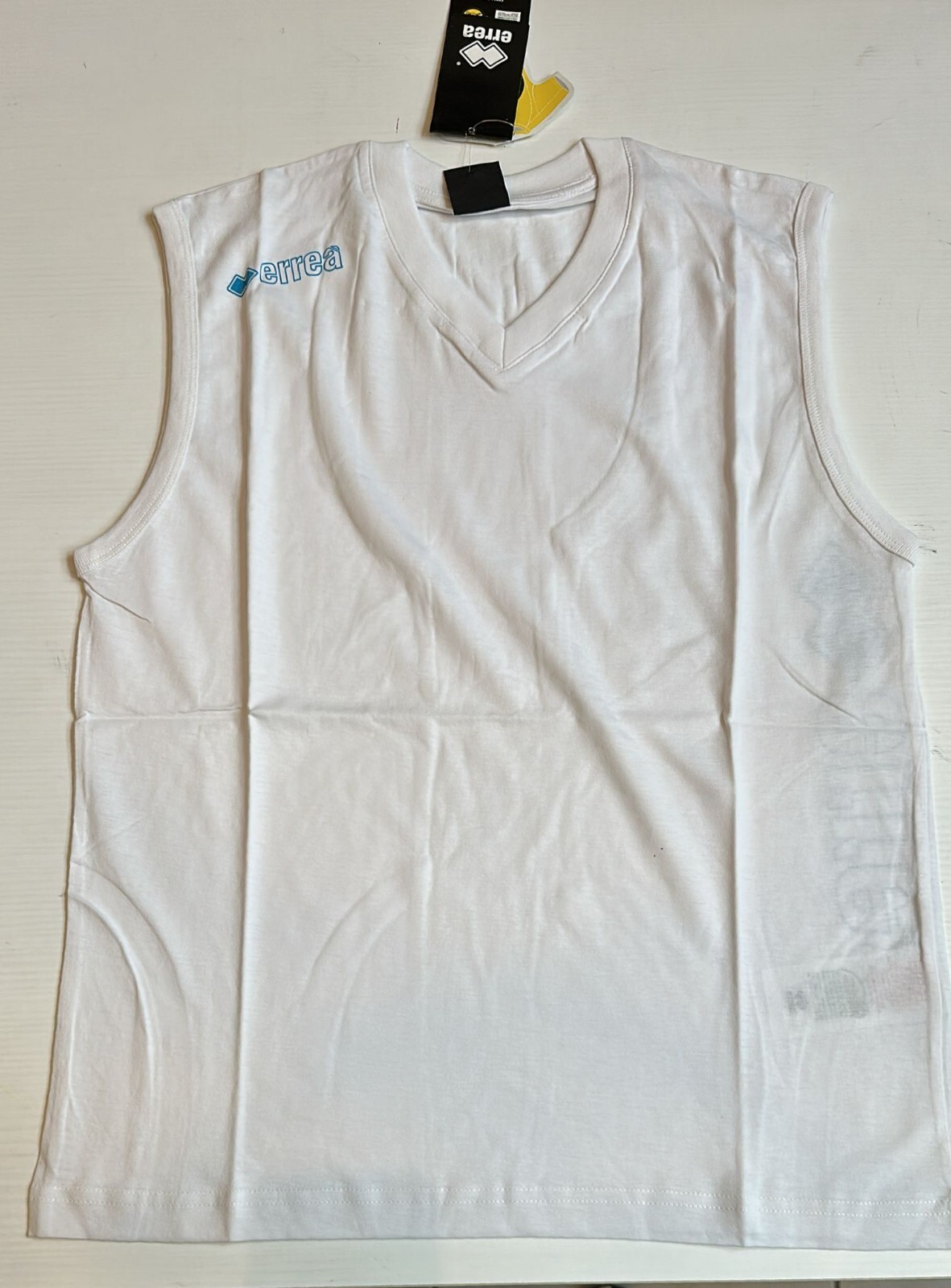 3097 Errea Shirt Sleeveless Essential Cotton Training Gym