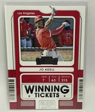 Jo Adell 2021 Panini Contenders Winning Tickets Insert #WT-JA Los Angeles Angels