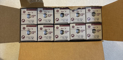 lot 10 GE 18557 F13DBX/827/ECO Compact Fluorescent Lamp Biax-D 13W