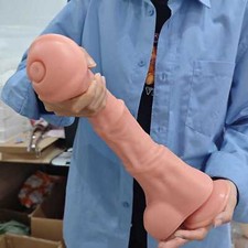 XXXL Realistic Huge Dildo Dong Thick Big Penis Anal G-spot Sex Toy for Men Women