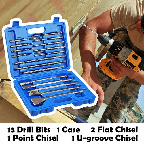 Chisel SDS PLUS Rotary Hammer BIt Set 