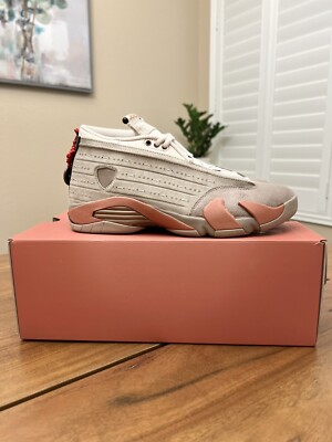 Air Jordan 14 Low SP ベージュ/オレンジ 10.5 Nike Air Jordan 14 Low SP Clot Terra Blush - Men Size 8 #DC9857