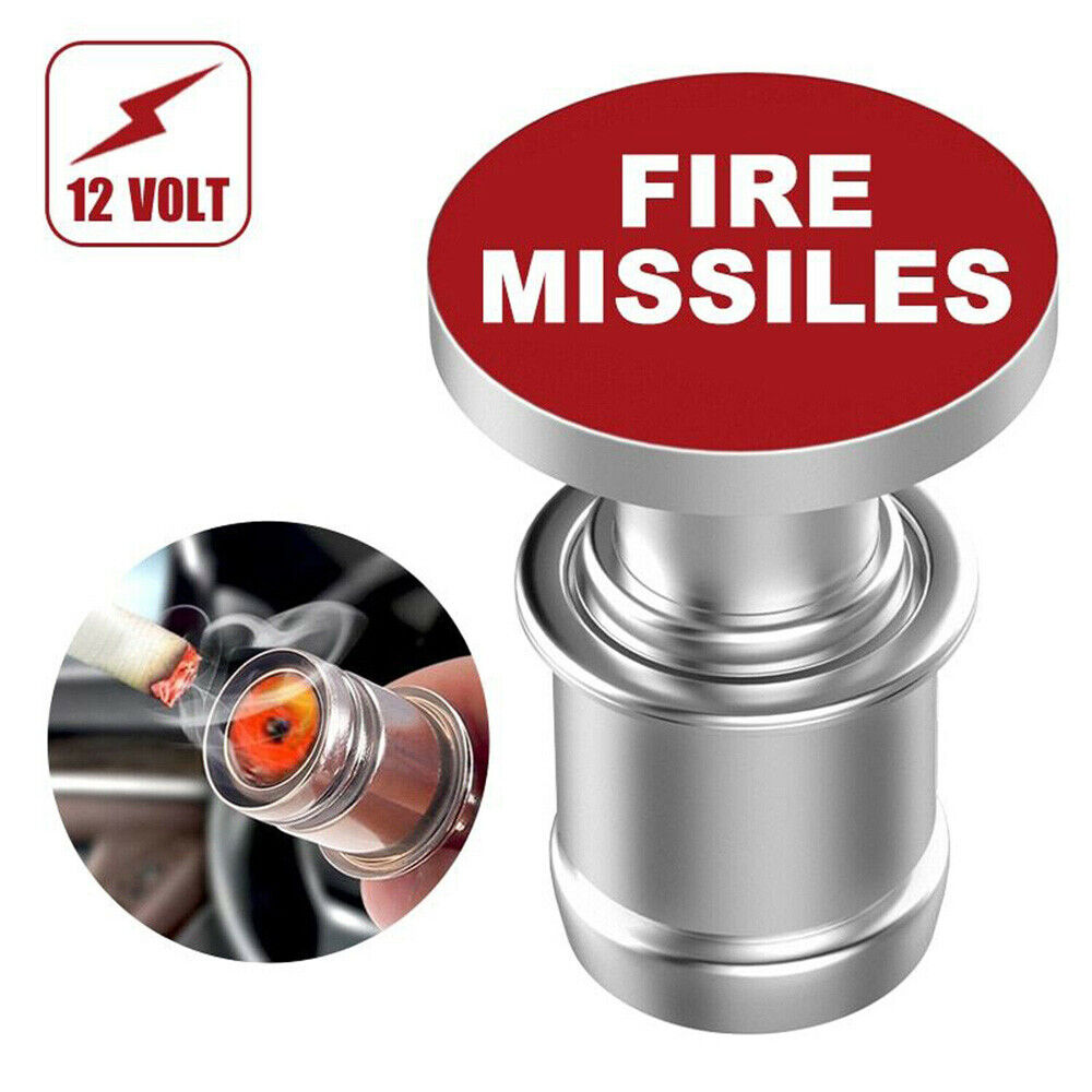 Car Cigarette Lighter EJECT FIRE Today's only Button Replacement 12V MISSILE Limited time cheap sale