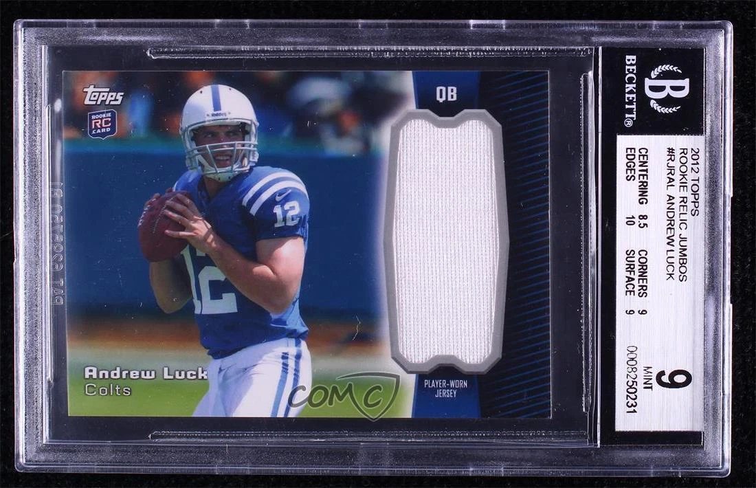 Andrew Luck Topps Rookie Relic Jumbo #RJRAL Base