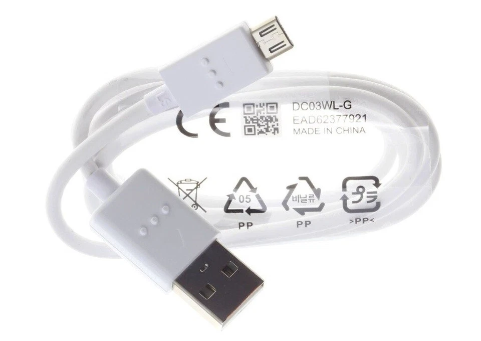 LG Short Micro USB Data Fast Charging Charger Cable Adapter for LG Q60 G4 G3 AU - Image 4 of 4
