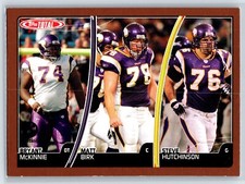 2007 Topps Total Steve Hutchinson Birk McKinnie 1st Edition Copper Parallel #50