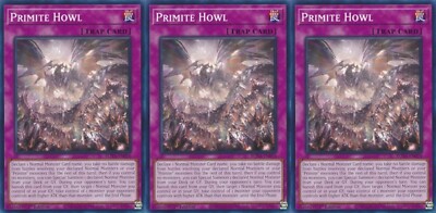 3x Primite Howl | ROTA-EN076 | Common | 1st Ed | NM | YuGiOh