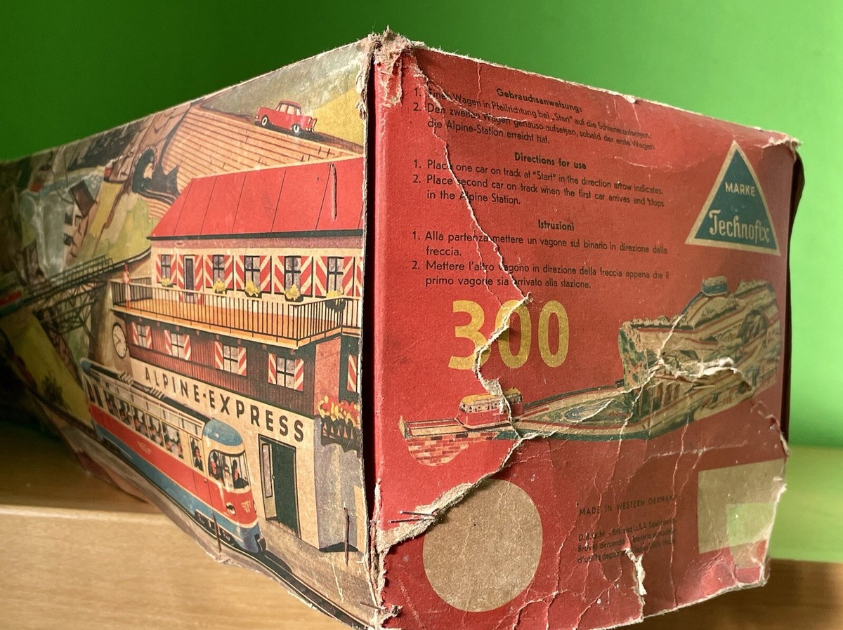 Jouet En Tôle Technofix 300 Alpine Express – Vintage, état D'occasion