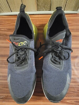 Nike Air Max Running Shoes Mens 15 Future Black Volt Green