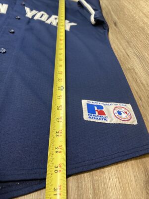 New York Yankees Jersey Size LARGE Vintage Russell Athletic MLB