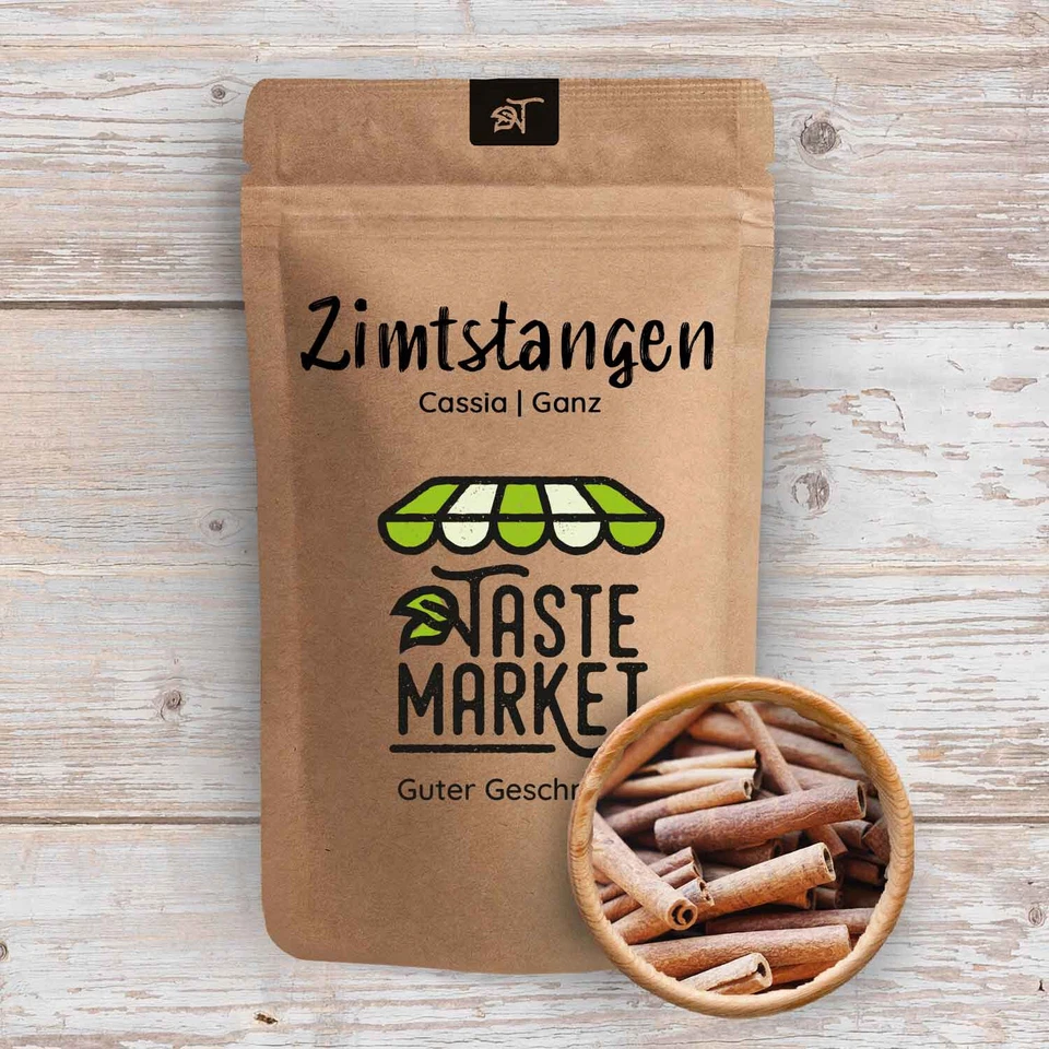 Zimtstangen Cassia 8cm 100% naturrein GRÖSSENAUSWAHL ganze Zimt Stangen - Bild 2 von 4