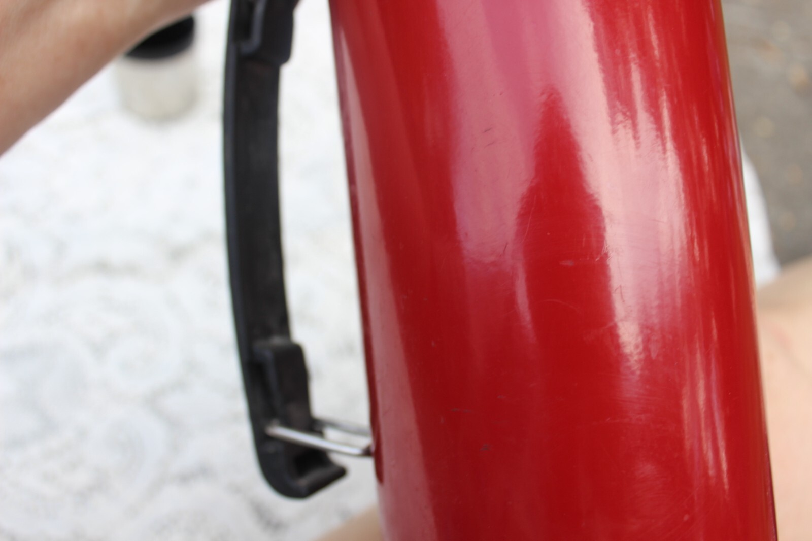 Vintage Aladdin Stanley 1 Quart Metal Insulated  RED Thermos