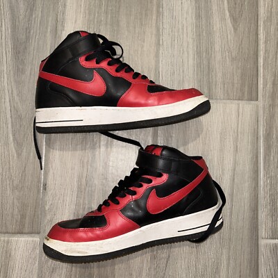 Size 10.5 - Nike Air Force 1 Mid Bred | eBay