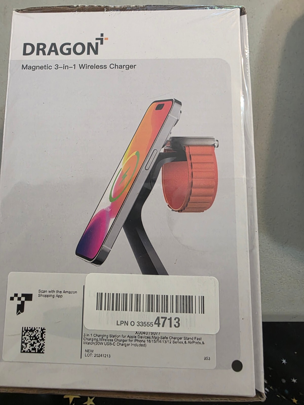 3-in-1 Magnetic Wireless Charger for Apple Devices