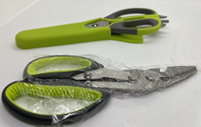 2-PACK Stainless Steel Kitchen Shears Heavy Duty Scissors For Meat Fish Chicken