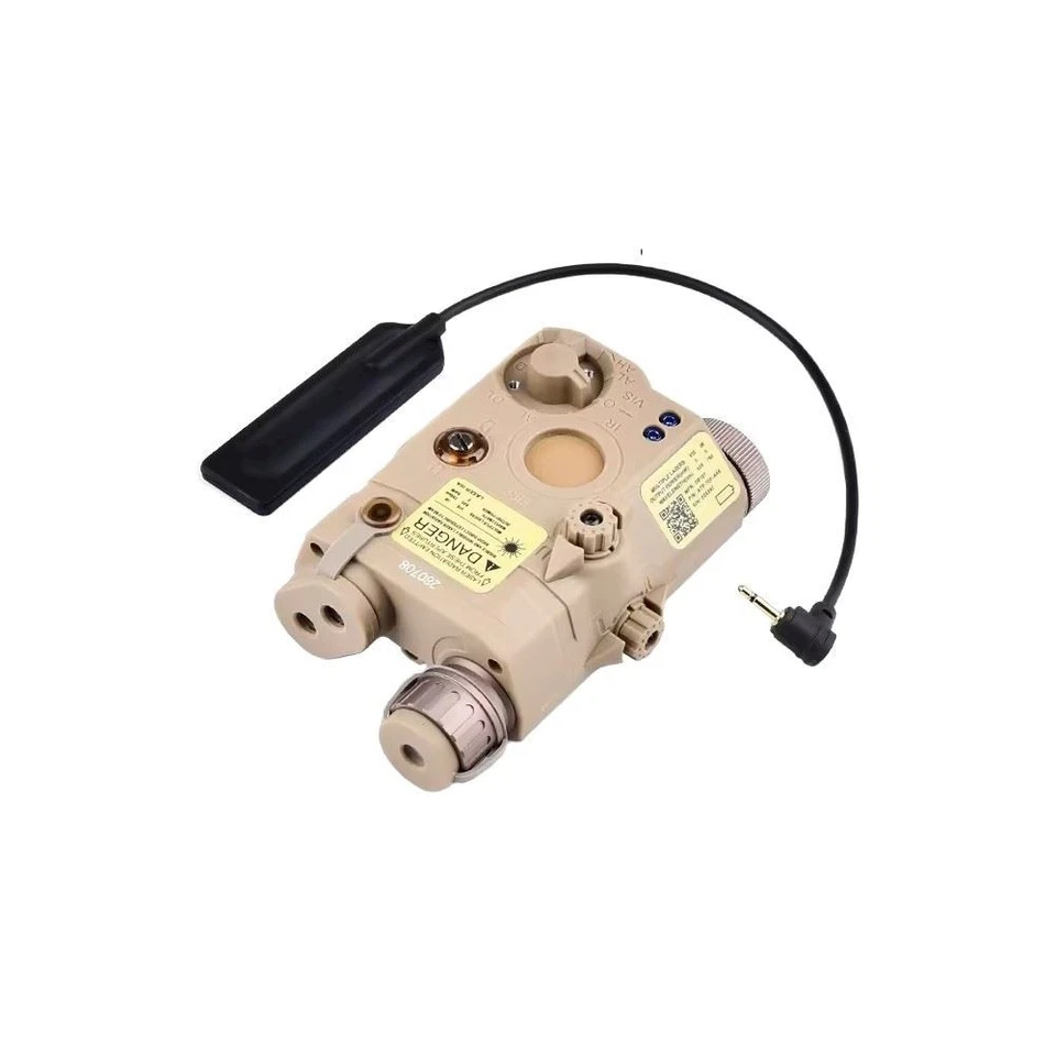 SYSTÈME DE POINTAGE LASER ROUGE WADSN AVEC TORCHE LED DARK EARTH (WDX042-T) - Photo 1/1