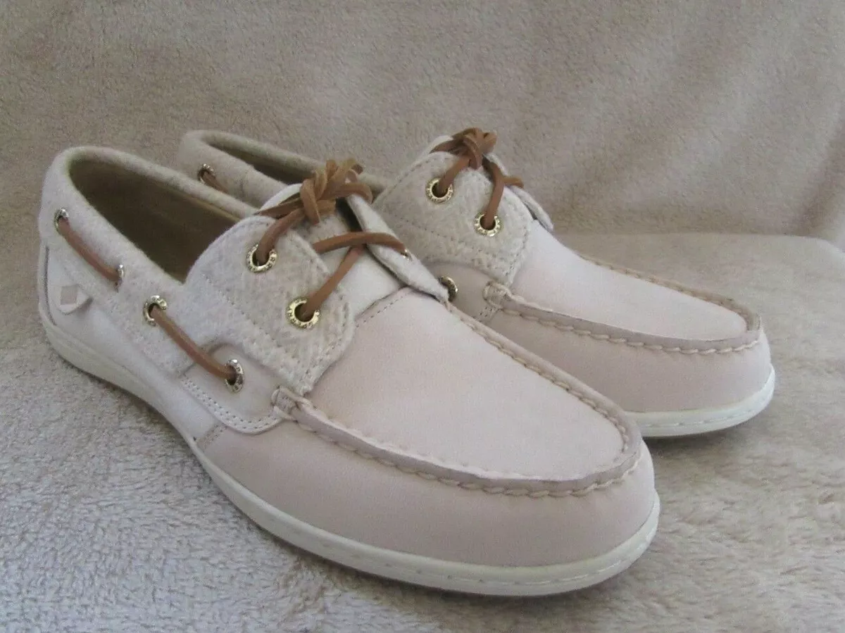 SPERRY Top Sider Koifish Wool Premium Leather Boat Shoes US 8.5 M EUR 39.5 NWB