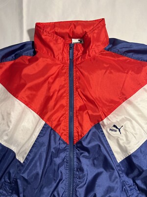 Vintage 90s PUMA Full Zip 100% Nylon Windbreaker Jacket Vintage 90s PUMA Full Zip 100% Nylon Windbreaker Jacket